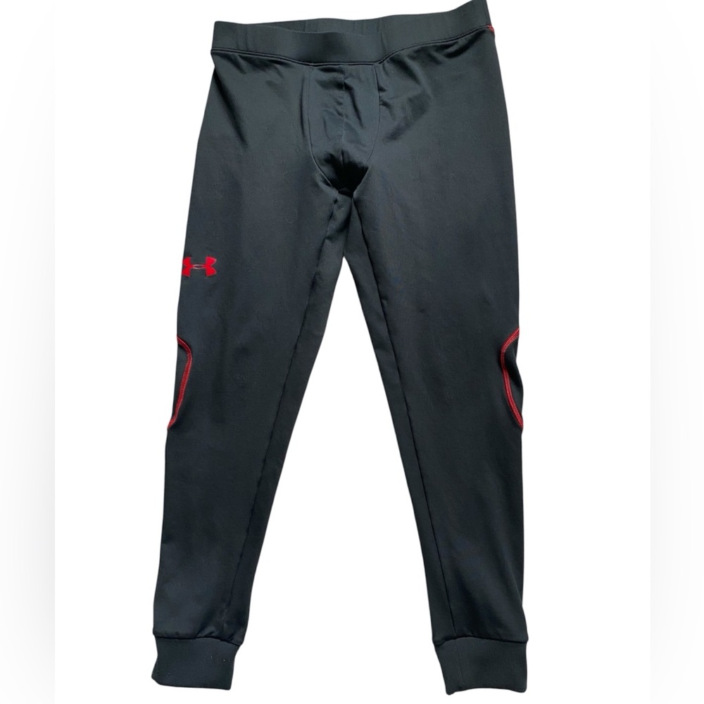 Boy’s Under Armour Black Cold Gear Fitted Leggings